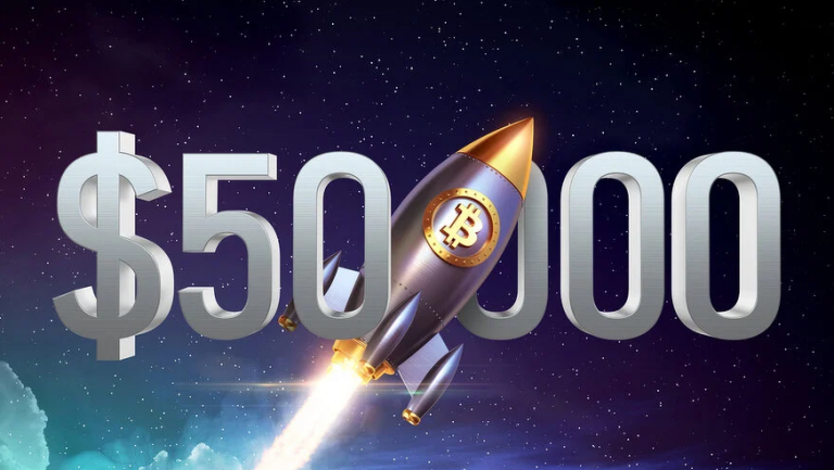 BITCOIN'S PRICE HAS SHOT UP ABOVE $50,000. IMAGE: SHUTTERSTOCK