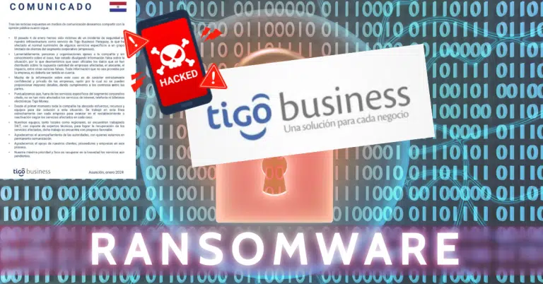 ransomware tigo ataque