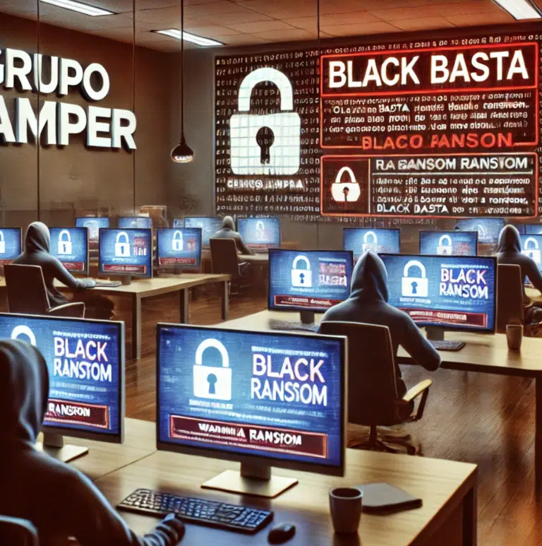 El grupo Amper sufre ciberataque de Black Basta: 650GB de datos privados comprometidos